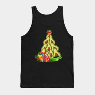 Avocado Christmas Tree - Avocado Lover Tank Top